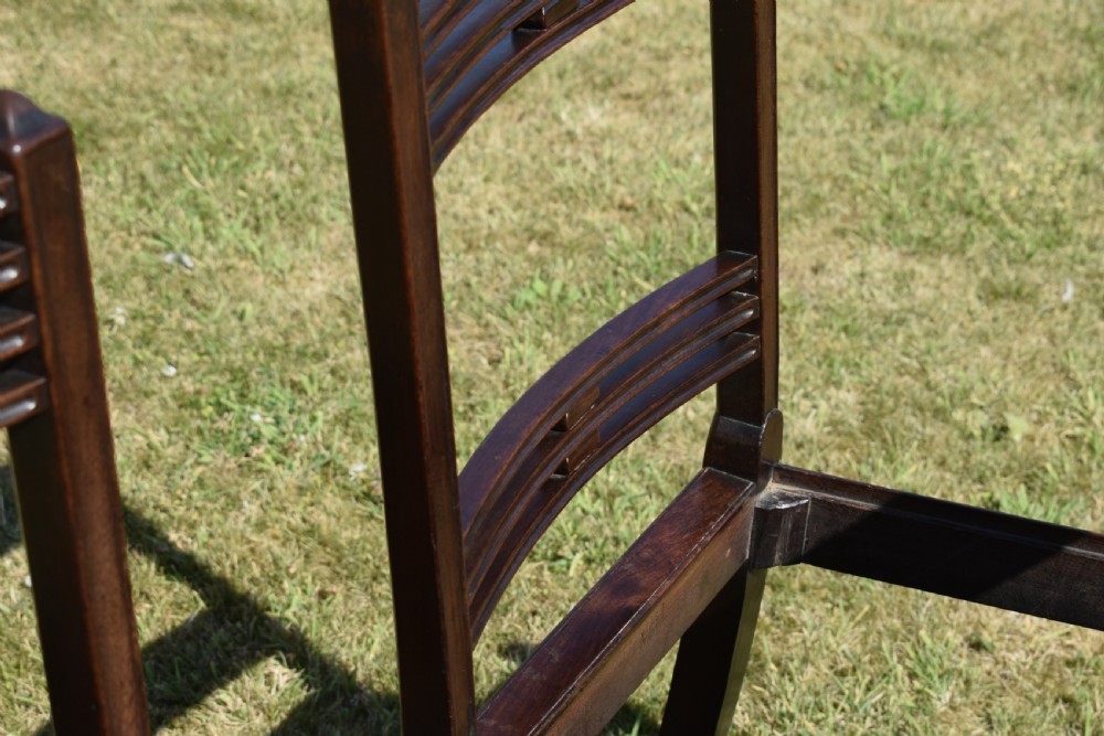Set of 4 Aesthetic Movement Dining Chairs View XXI