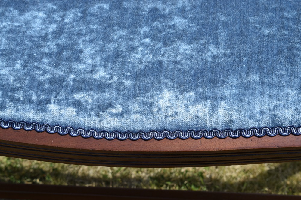 Late Victorian Walnut Window Seat View XIV