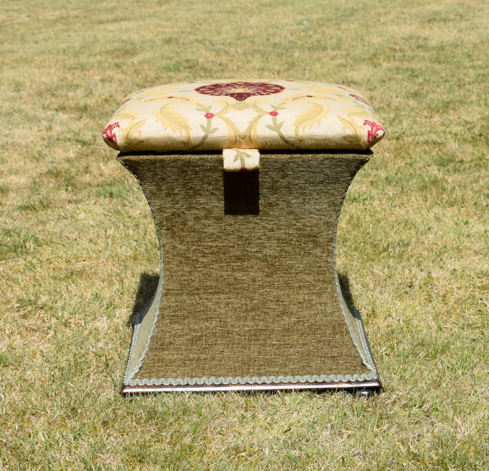 Victorian Ottoman Workbox View II