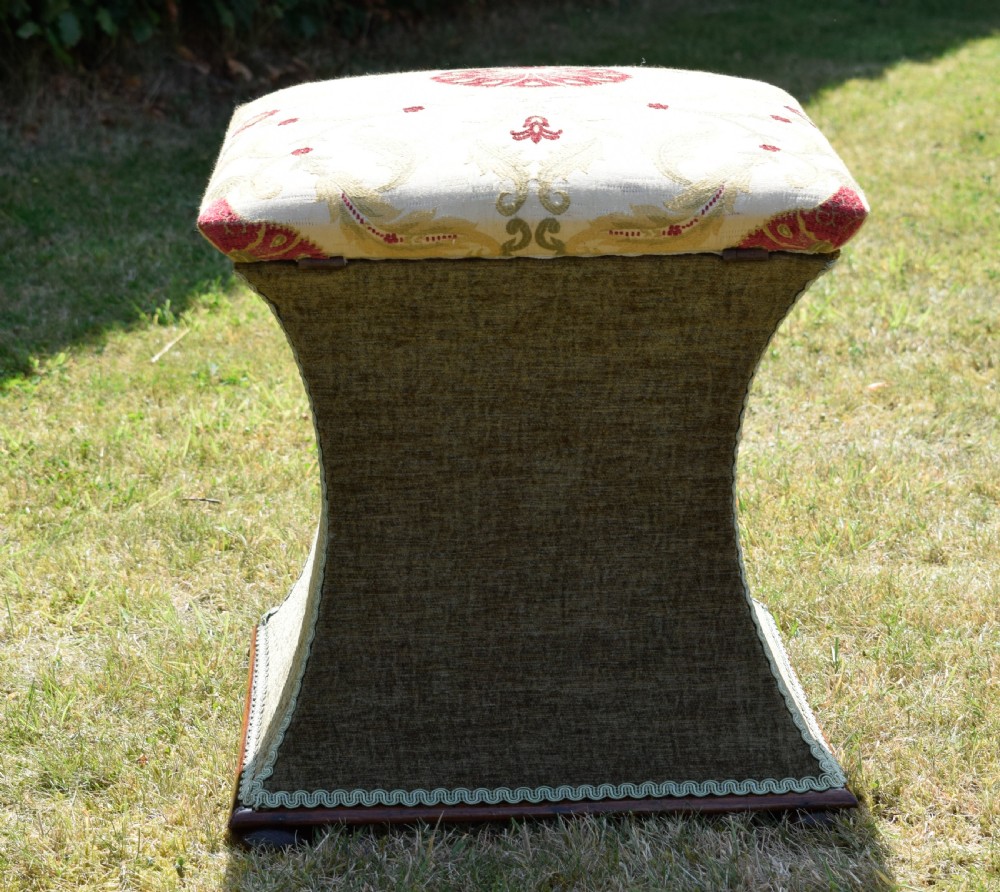 Victorian Ottoman Workbox View VIII