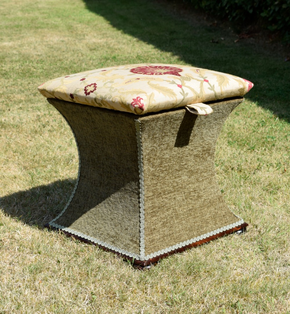 Victorian Ottoman Workbox View X