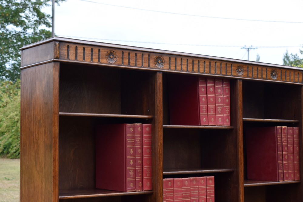 Early 20th Century Oak Bookcase View IV