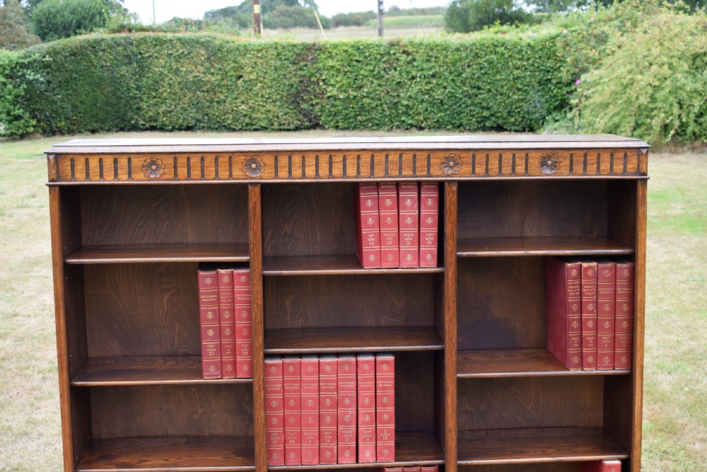 Early 20th Century Oak Bookcase View XII