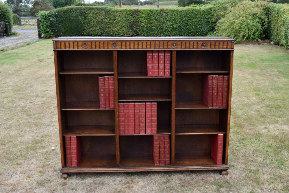 Early 20th Century Oak Bookcase View XIII