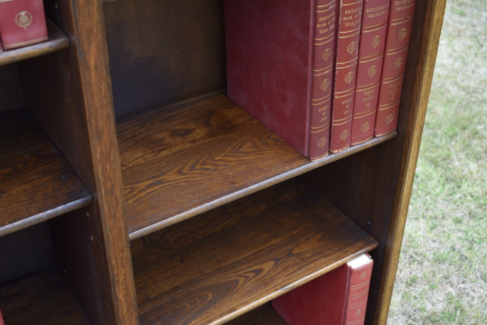 Early 20th Century Oak Bookcase View XIX