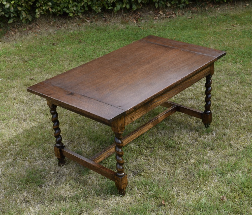 Early 20th Century Oak Coffee Table View III