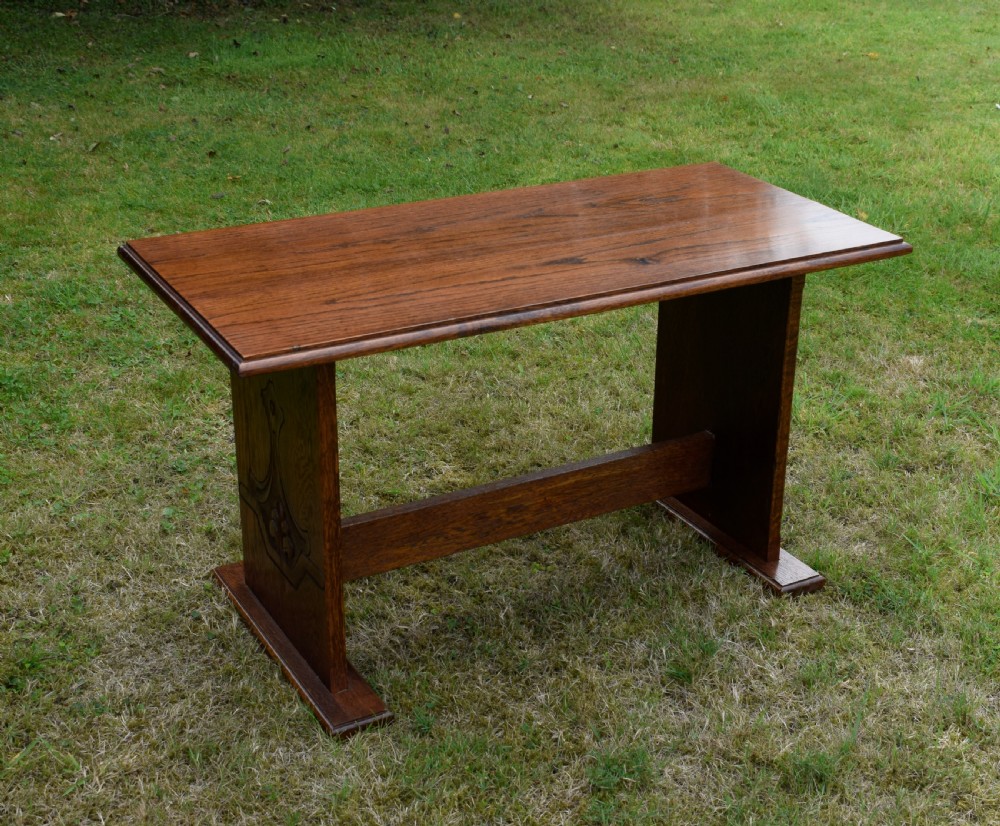 Early 20th Century Oak Coffee Table View VII
