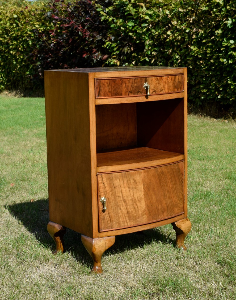 Early 20th Century Walnut Bedside Cabinet View III