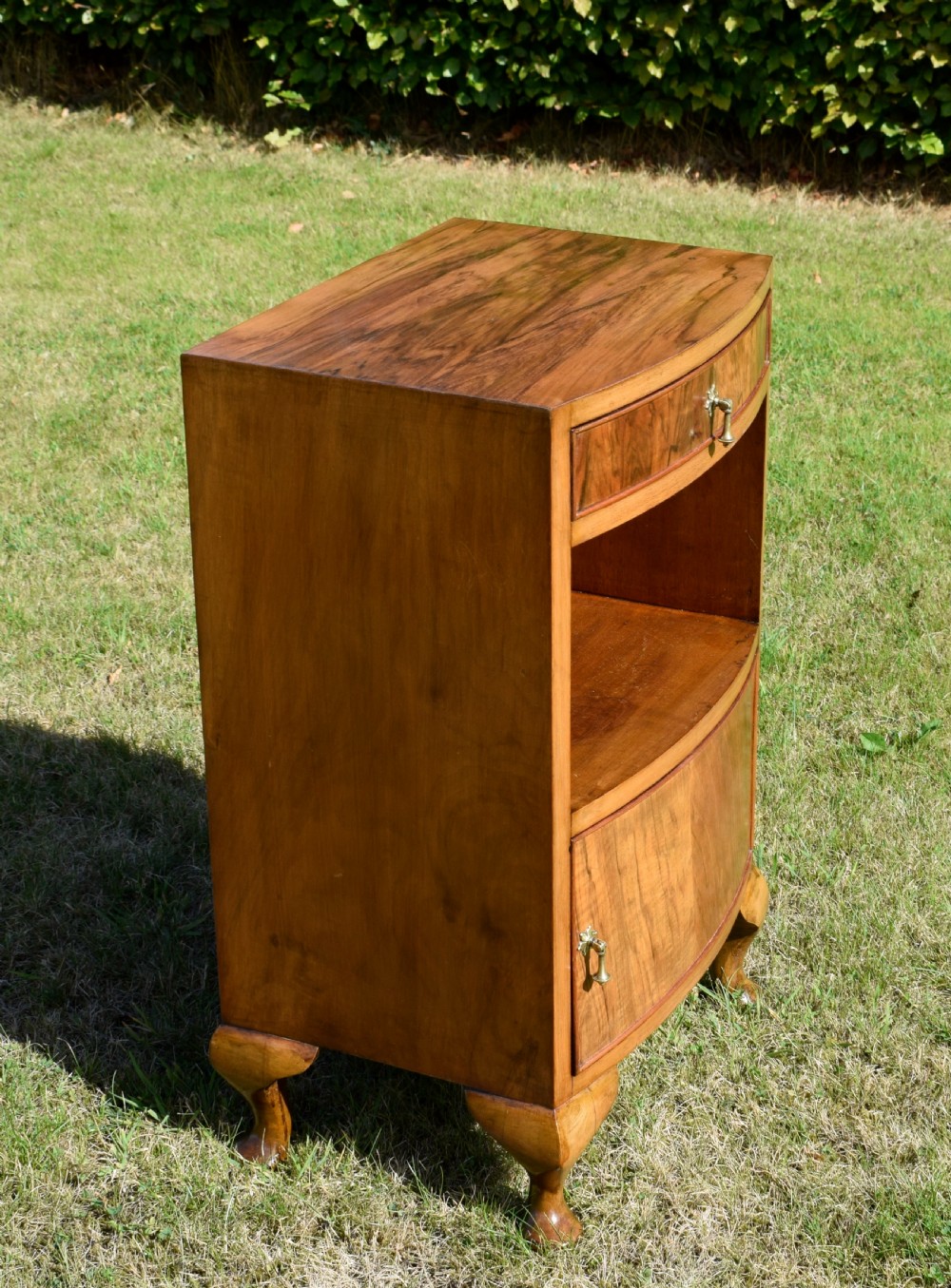 Early 20th Century Walnut Bedside Cabinet View V