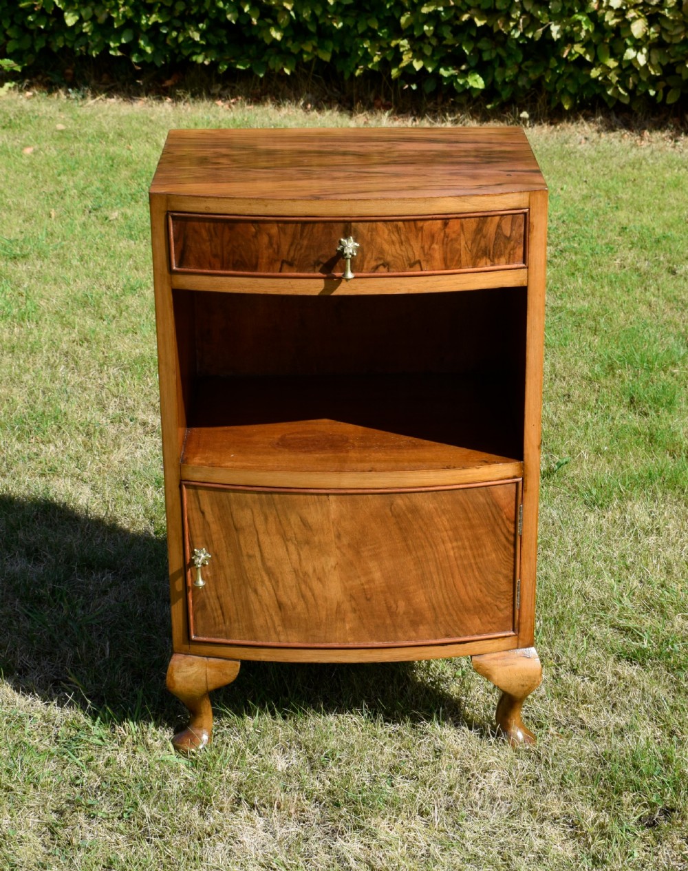 Early 20th Century Walnut Bedside Cabinet View VI