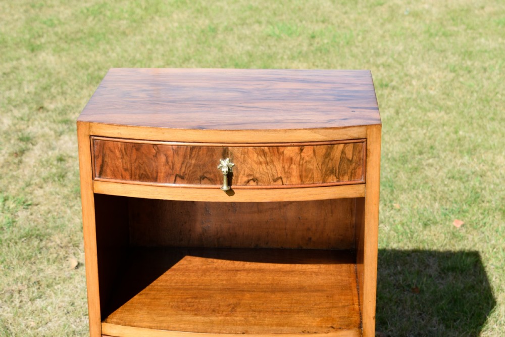 Early 20th Century Walnut Bedside Cabinet View XX