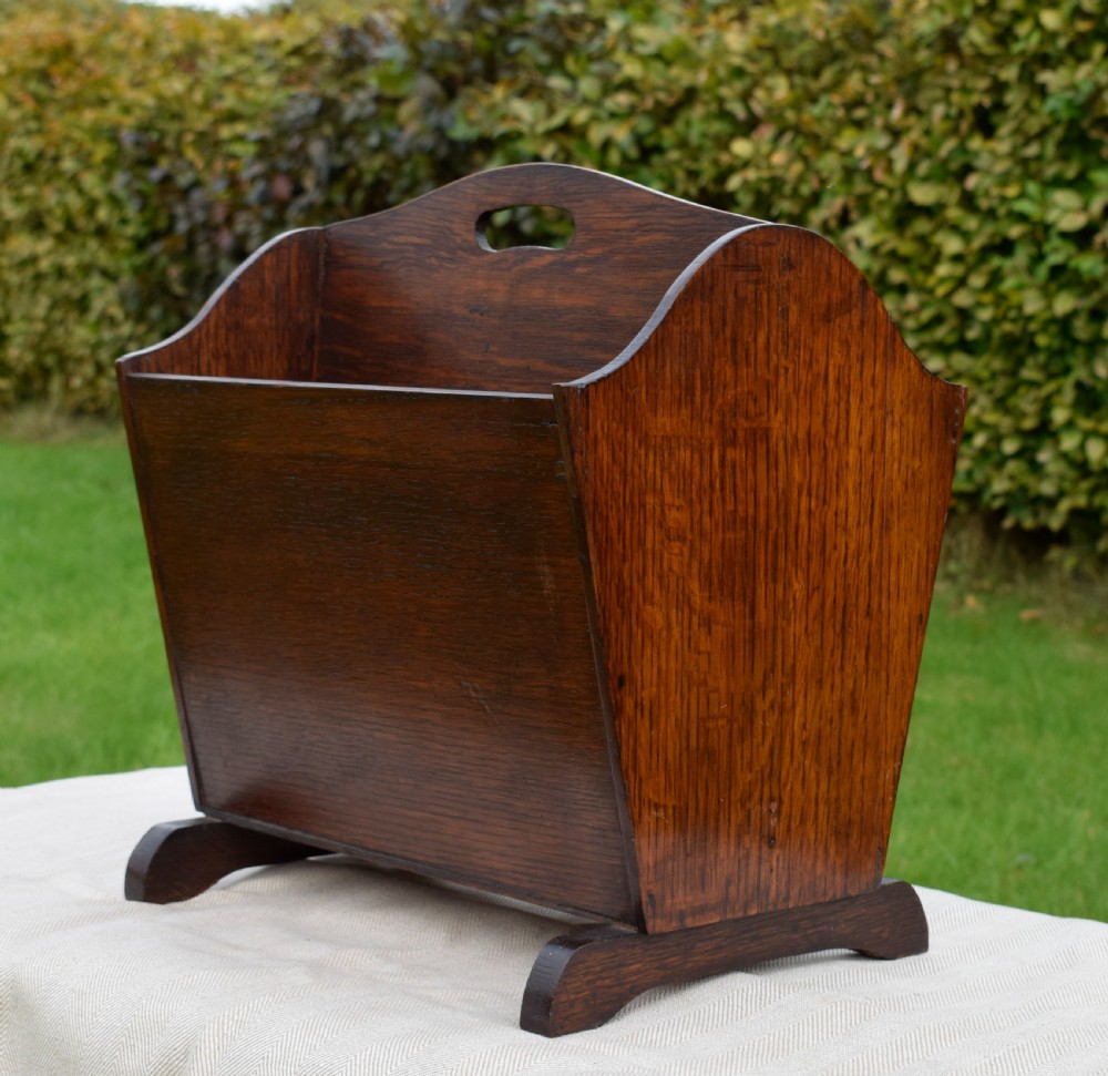 Early 20th Century Magazine Rack / Tidy View X