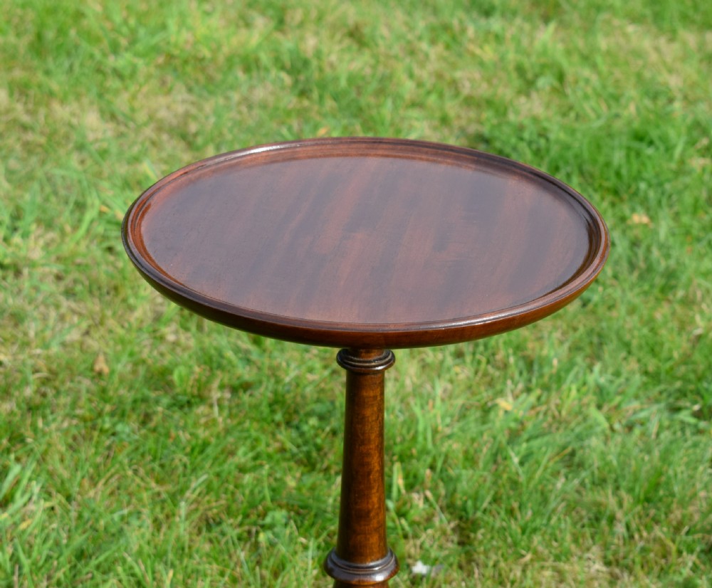 Mahogany Wine Table View VI