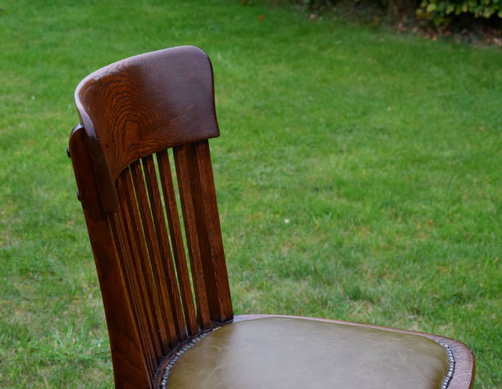 Oak Swivel Office Chair  View V