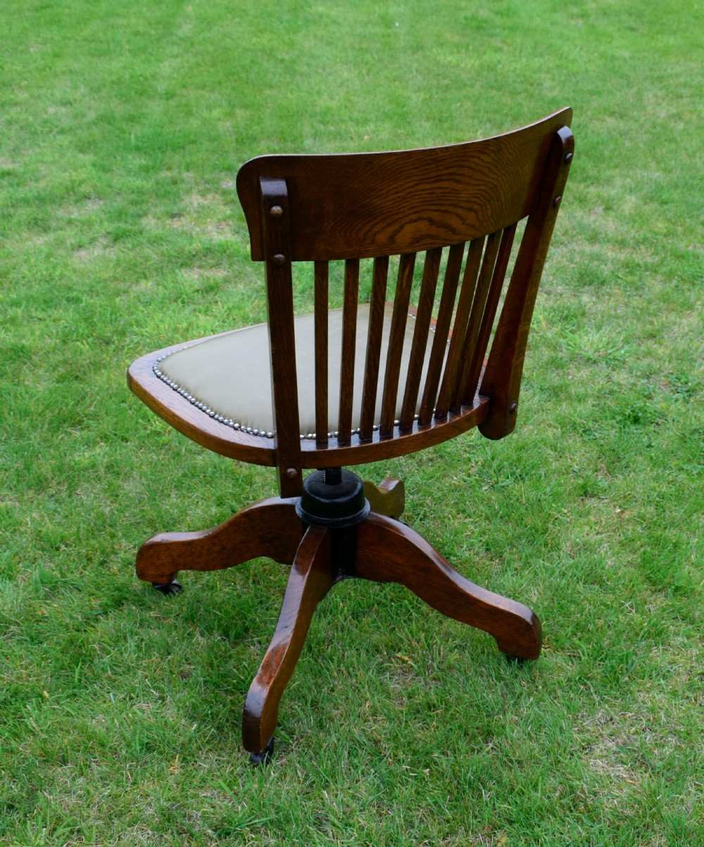 Oak Swivel Office Chair  View X