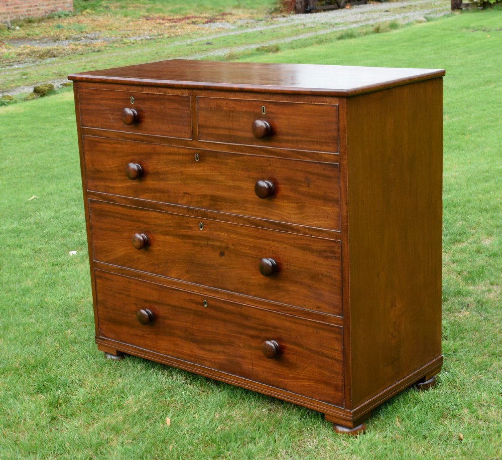 Victorian Mahogany Chest of Drawers View IV