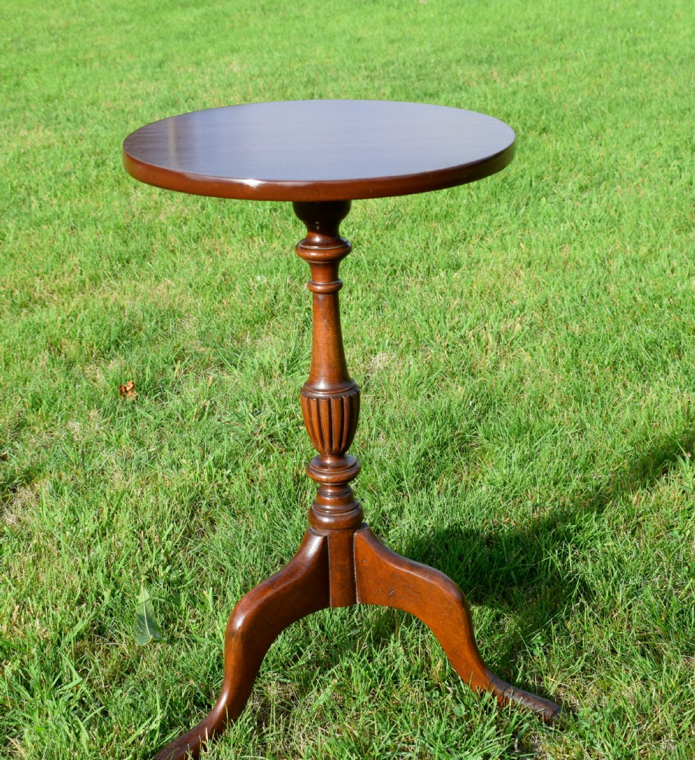 Early 20th Century Mahogany Wine Table View VI