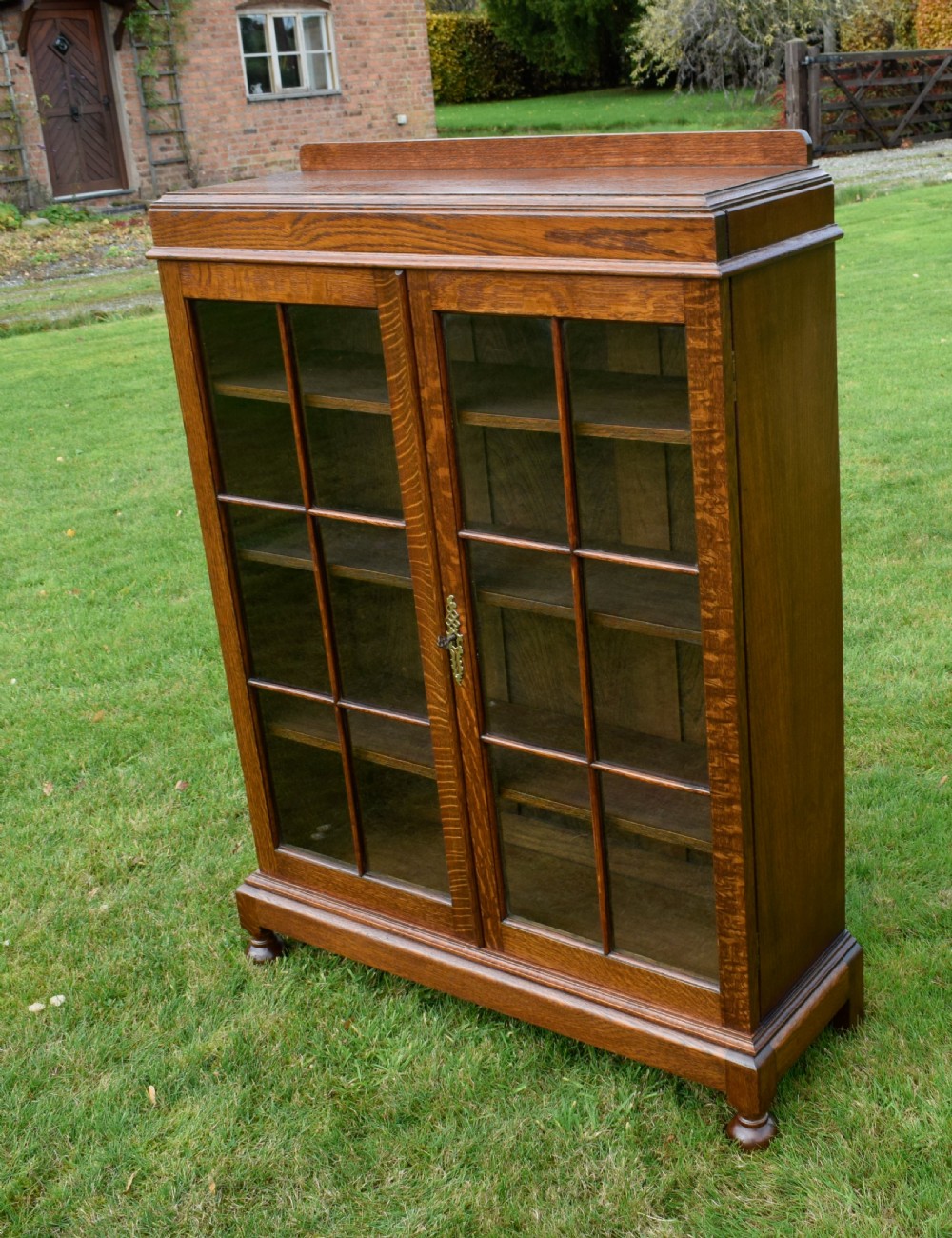 Early 20th Century Oak Bookcase View VI