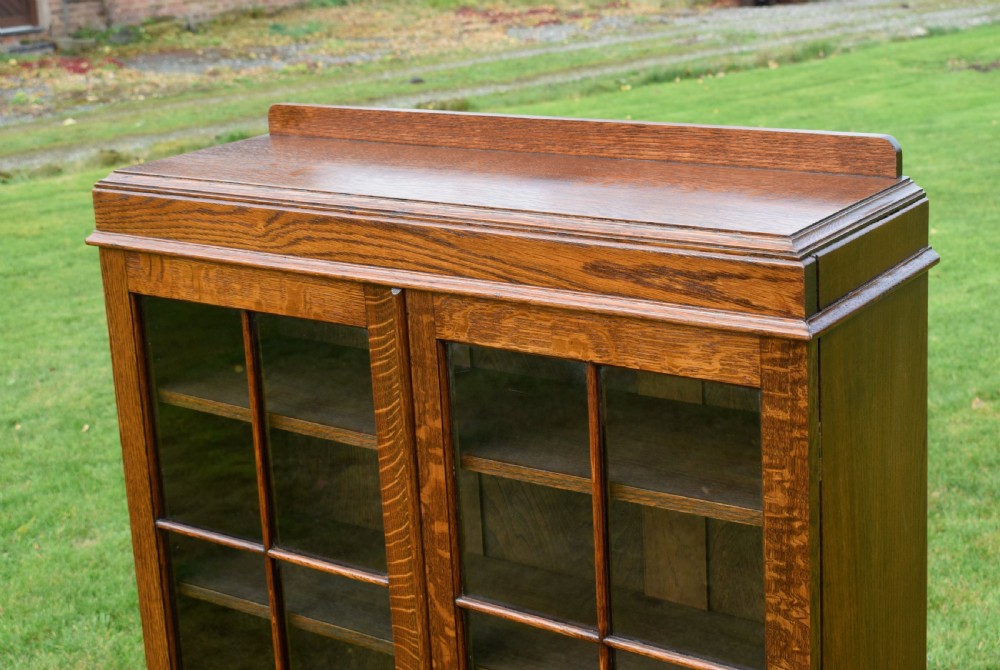Early 20th Century Oak Bookcase View VII