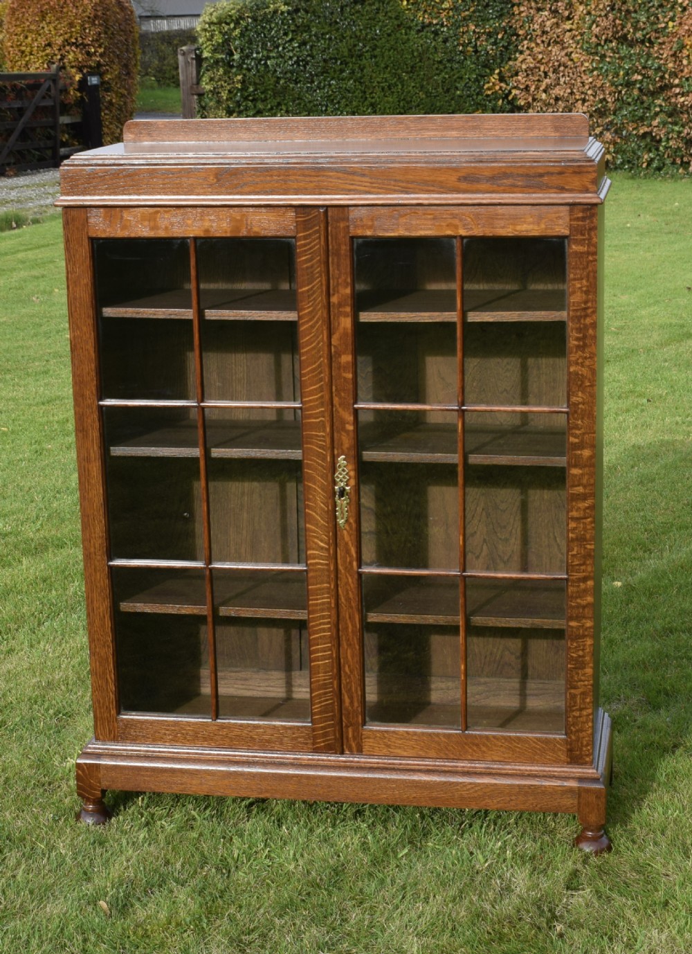 Early 20th Century Oak Bookcase View XVII
