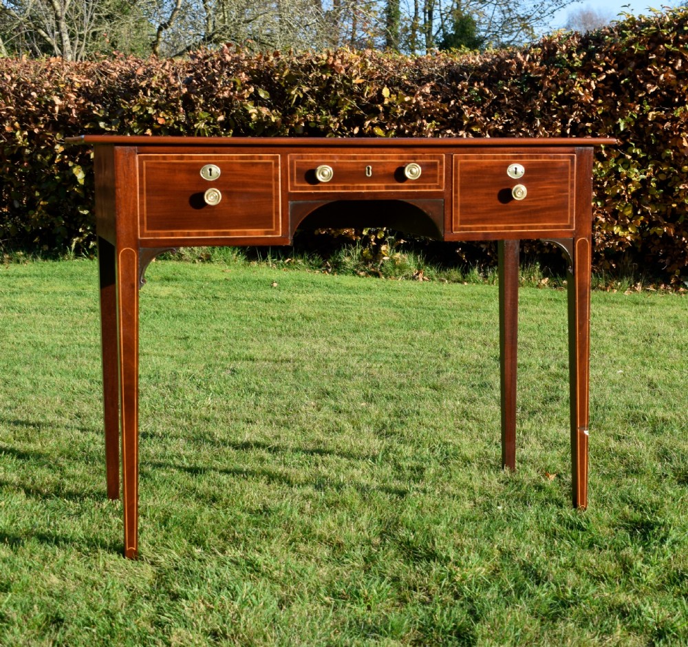 Georgian Inlaid Writing Table View X