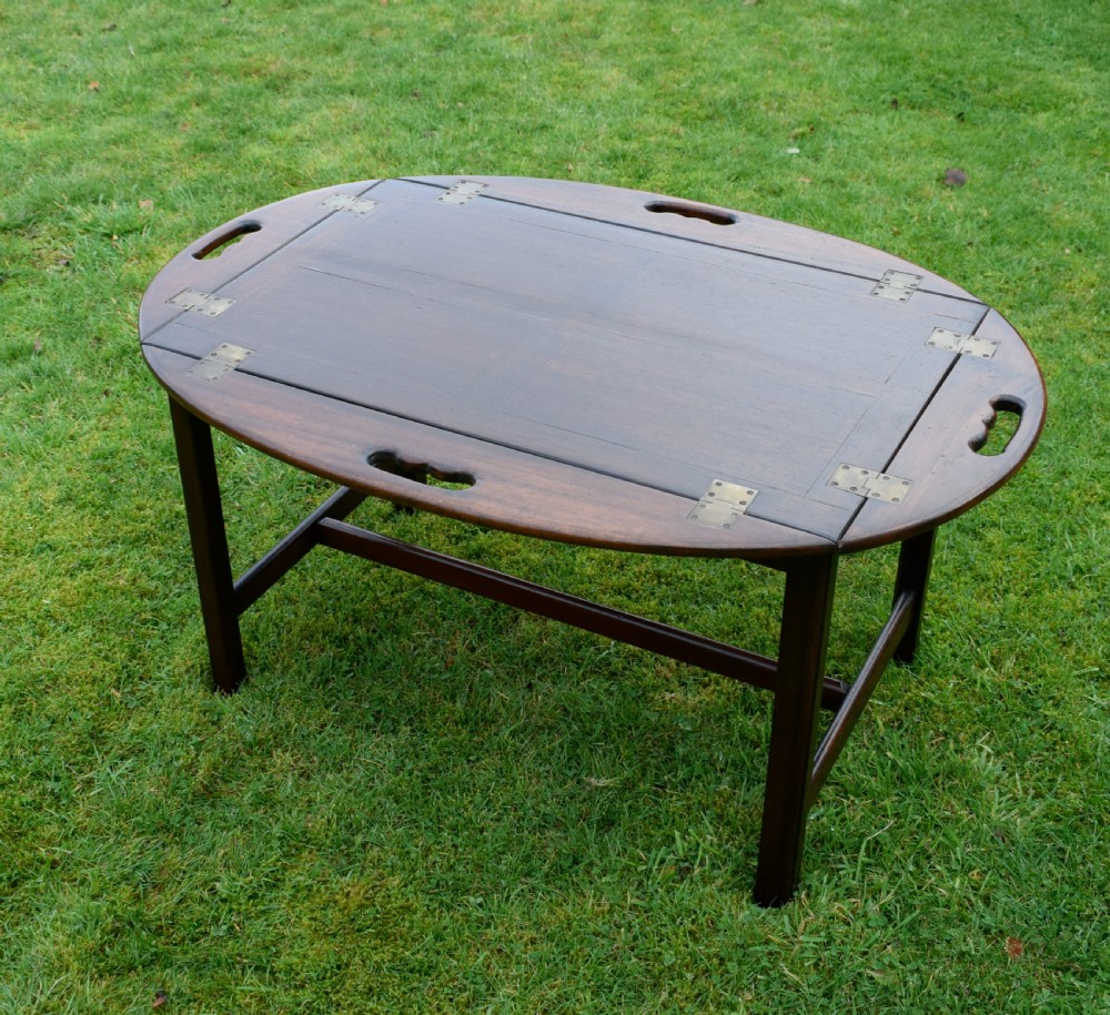 Early 20th Century Mahogany Butlers Tray View IX