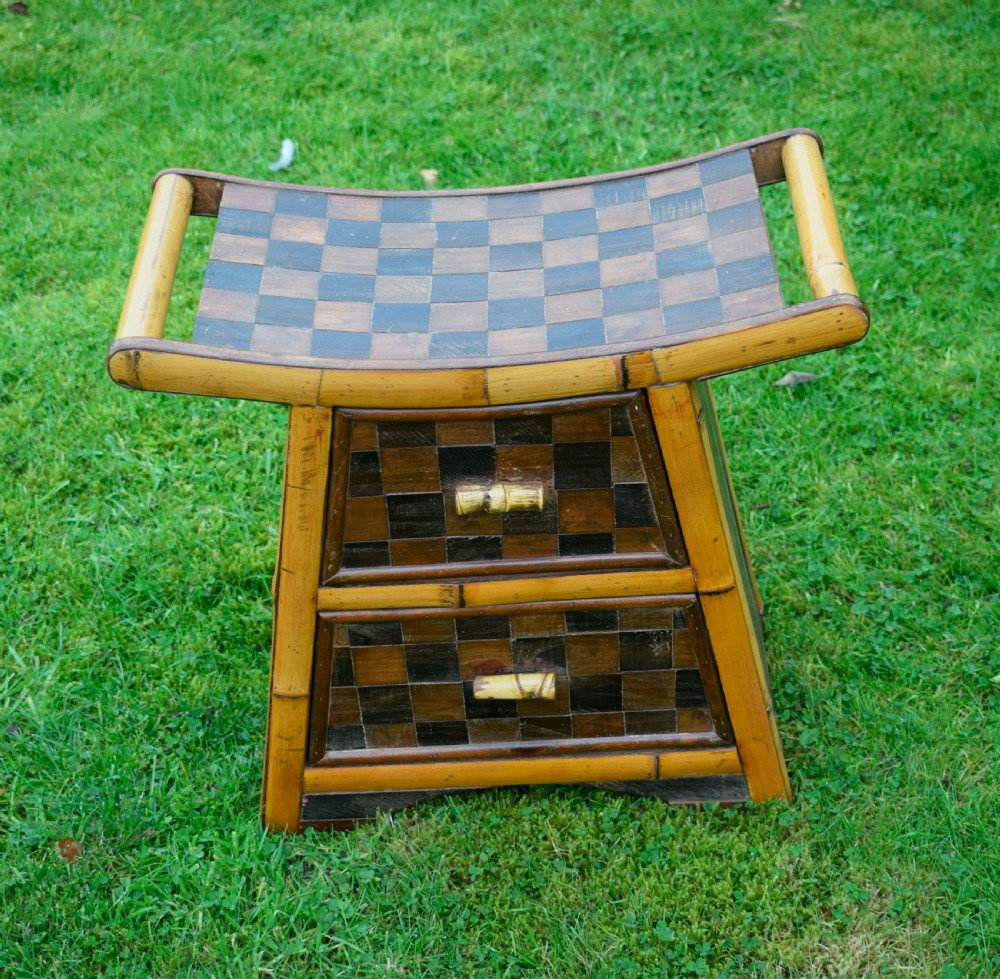 Eastern Bamboo & Parquetry Seat