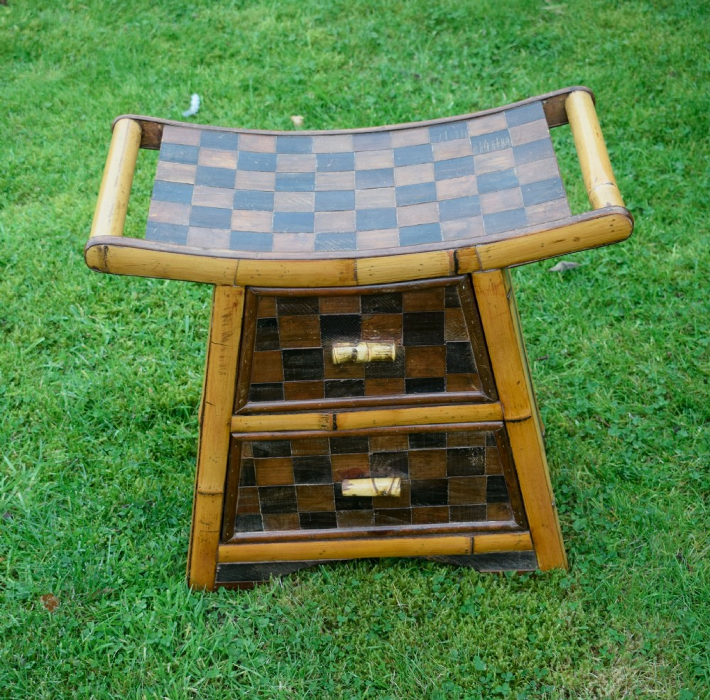 Eastern Bamboo & Parquetry Seat View II
