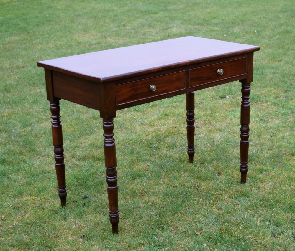 Victorian Mahogany Writing Table / Desk View IV