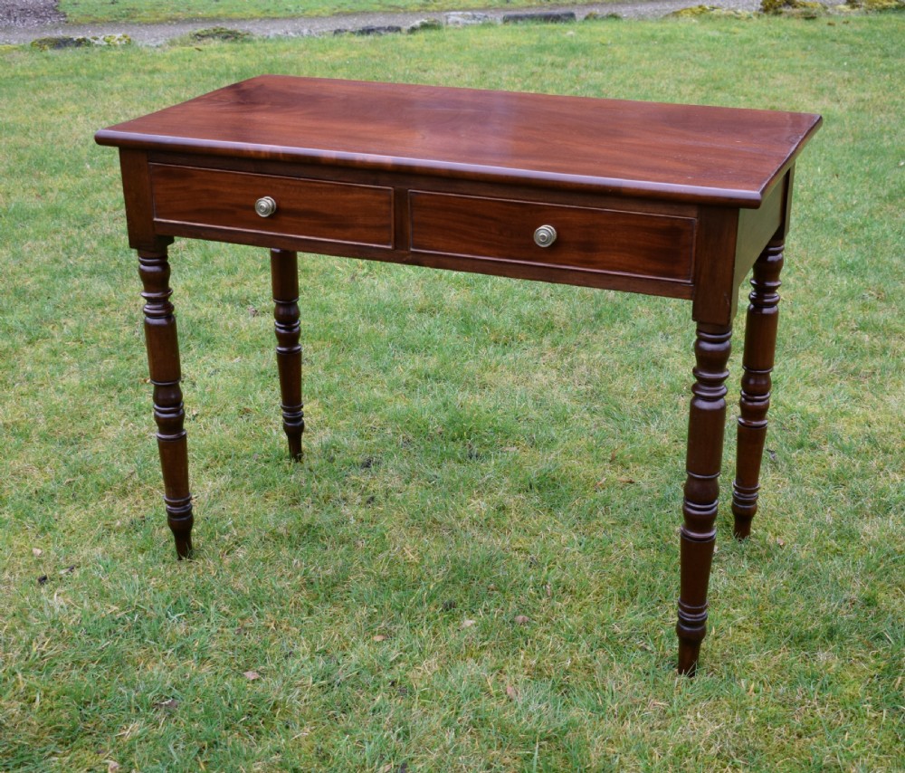 Victorian Mahogany Writing Table / Desk View V