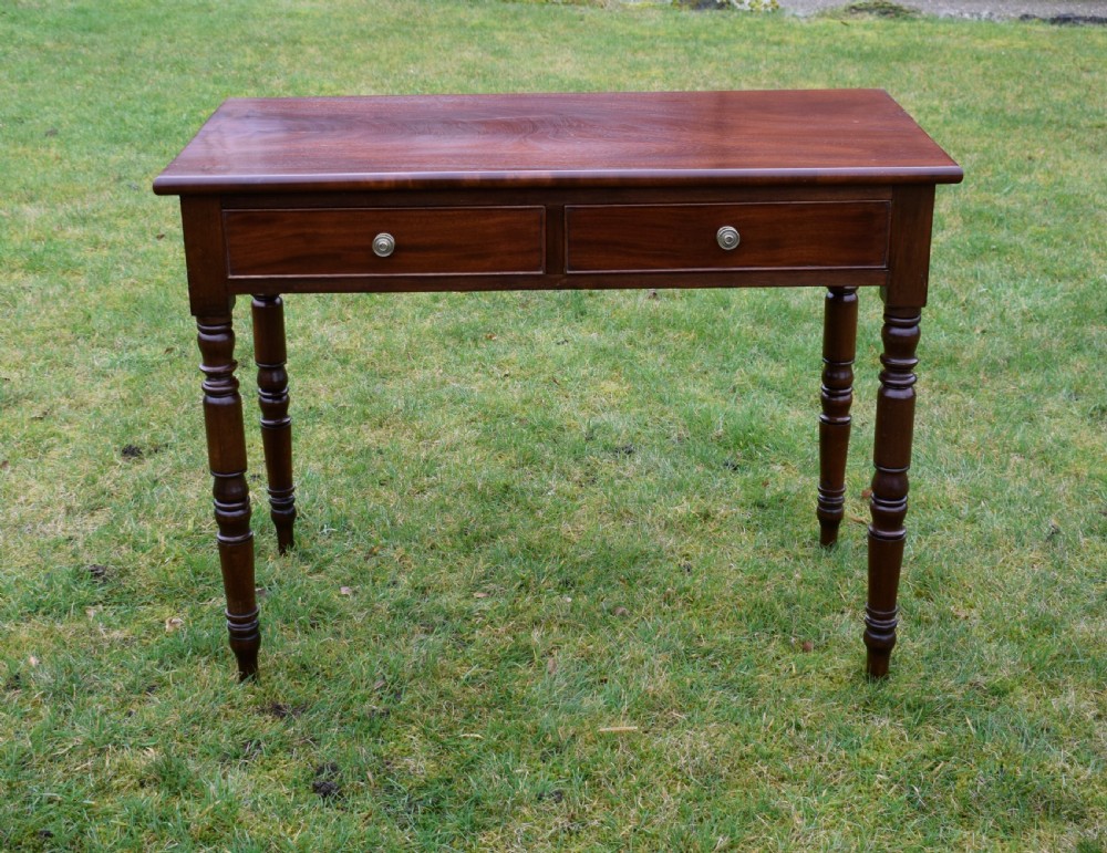 Victorian Mahogany Writing Table / Desk View VI