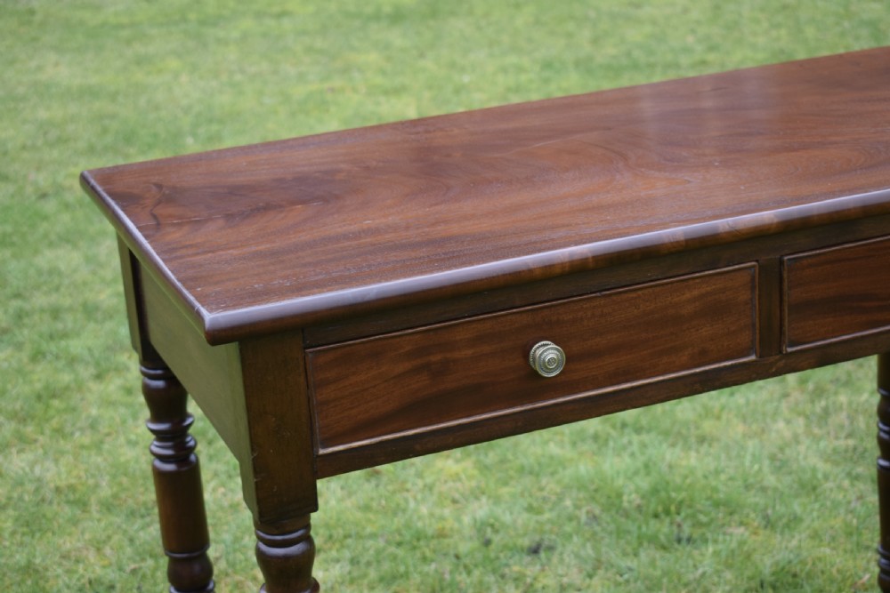 Victorian Mahogany Writing Table / Desk View VIII