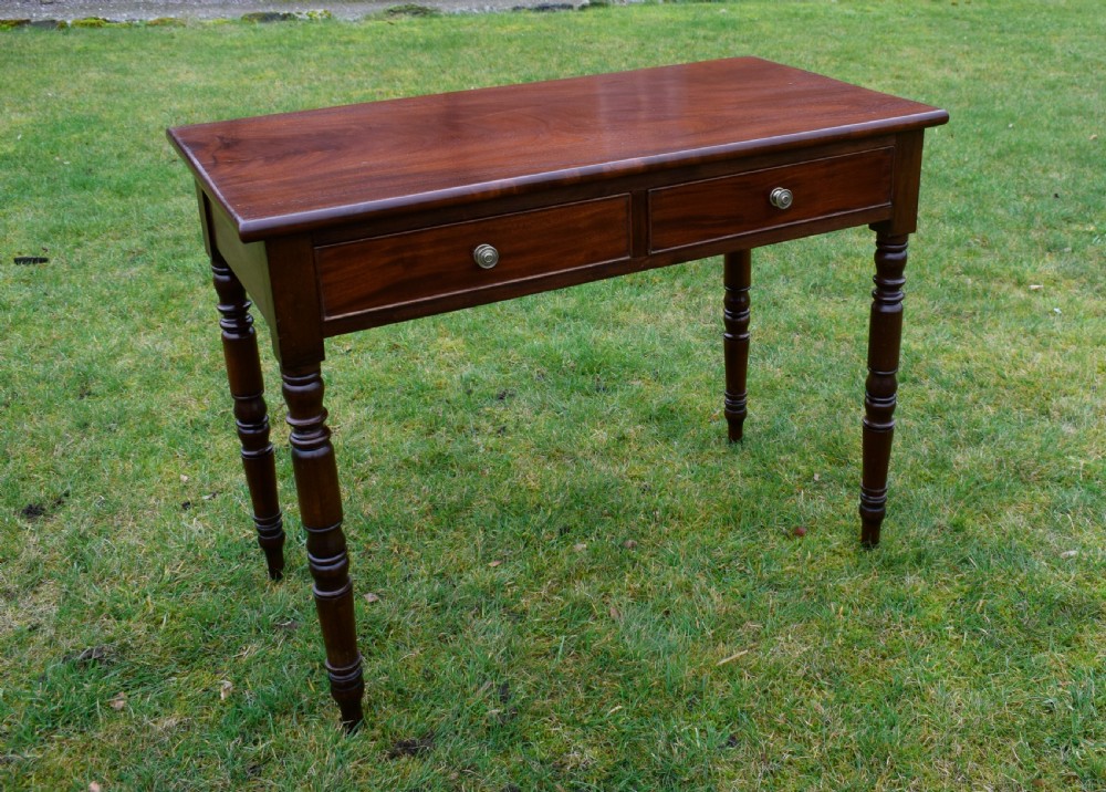Victorian Mahogany Writing Table / Desk View X