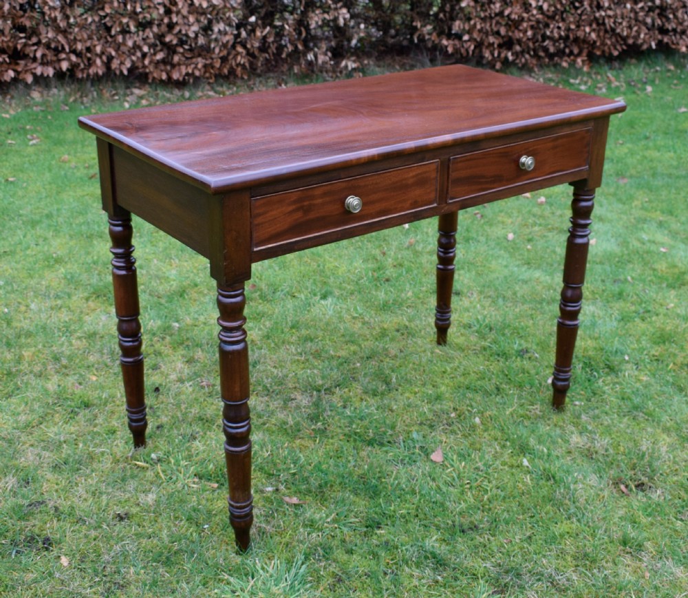Victorian Mahogany Writing Table / Desk View XIII
