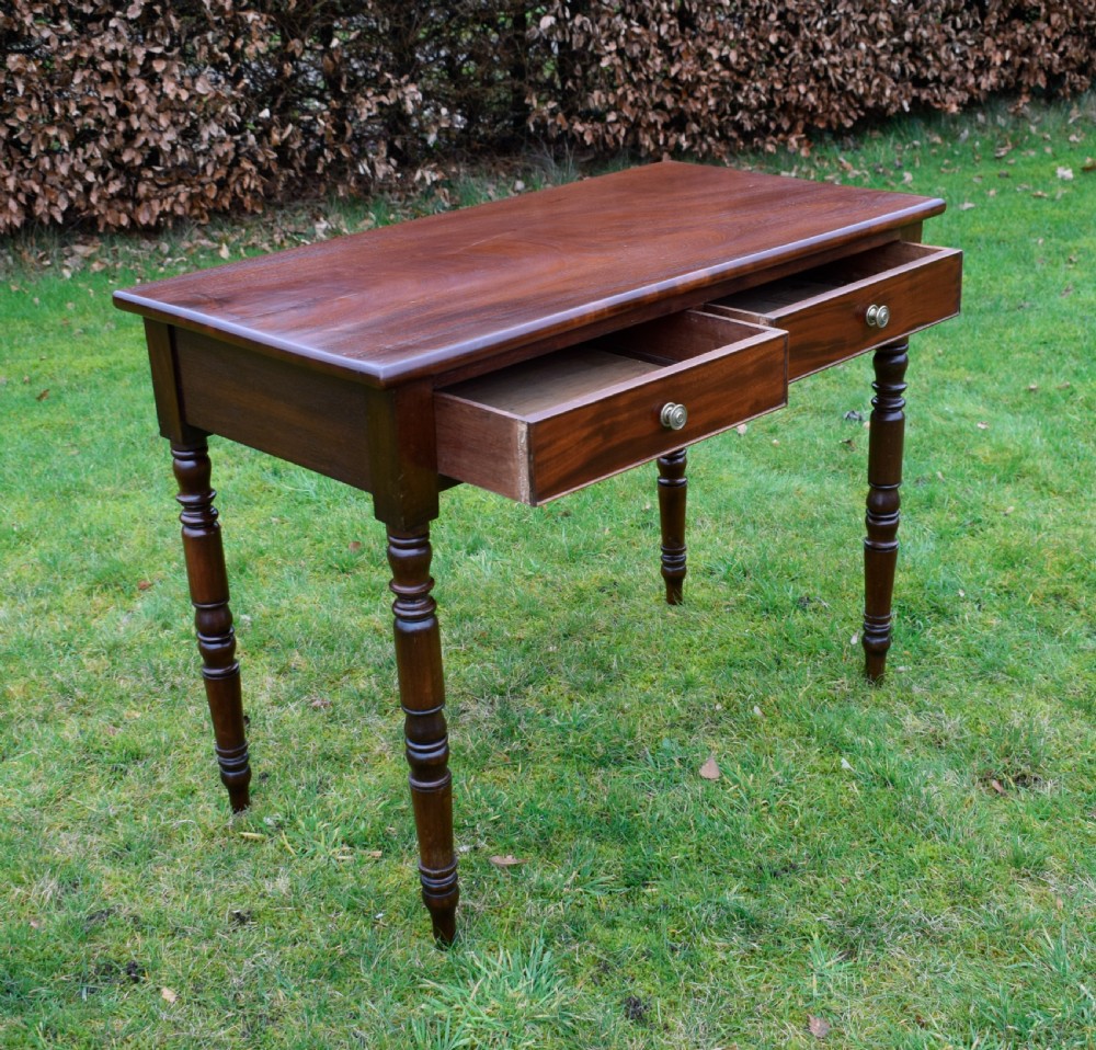 Victorian Mahogany Writing Table / Desk View XIV