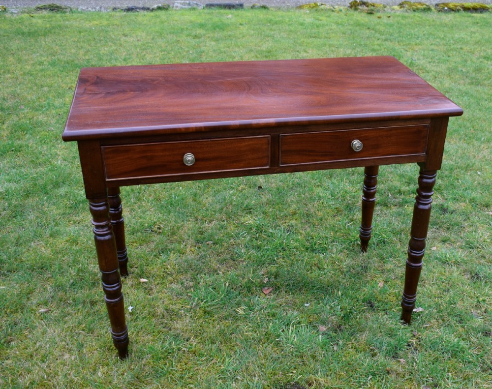Victorian Mahogany Writing Table / Desk View XV