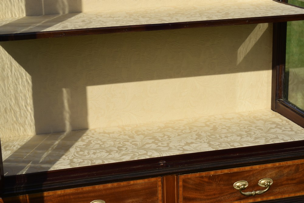 Edwardian Inlaid Display Cabinet View XVIII