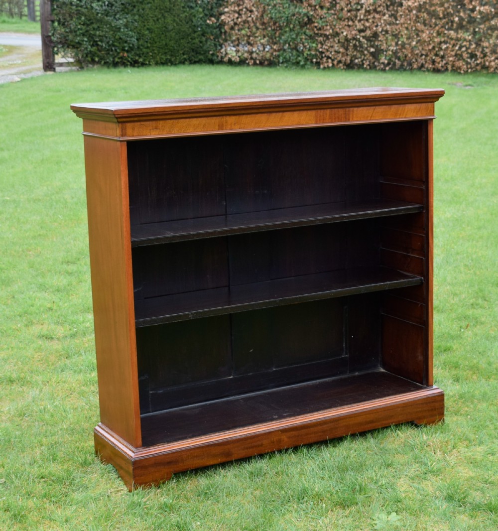 Mahogany Open Bookcase View II