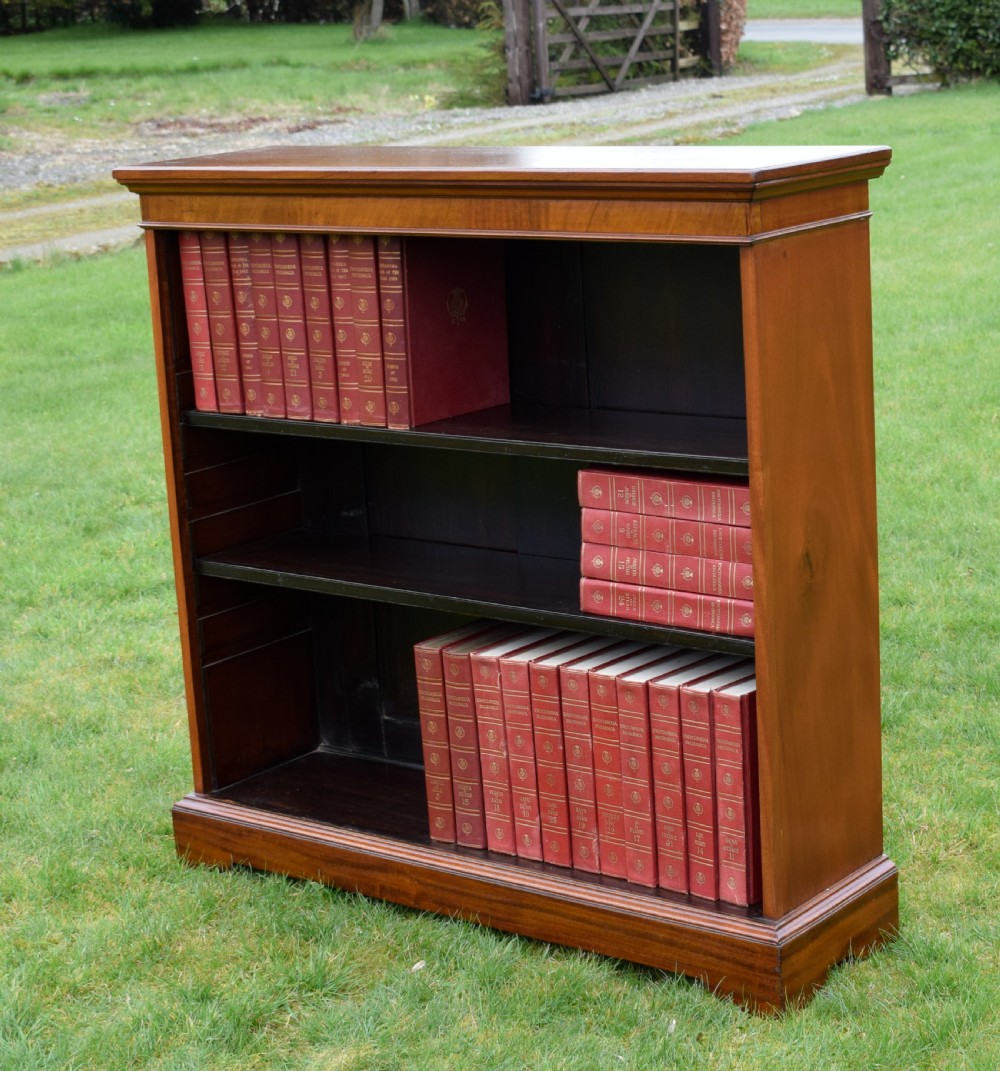 Mahogany Open Bookcase View IV