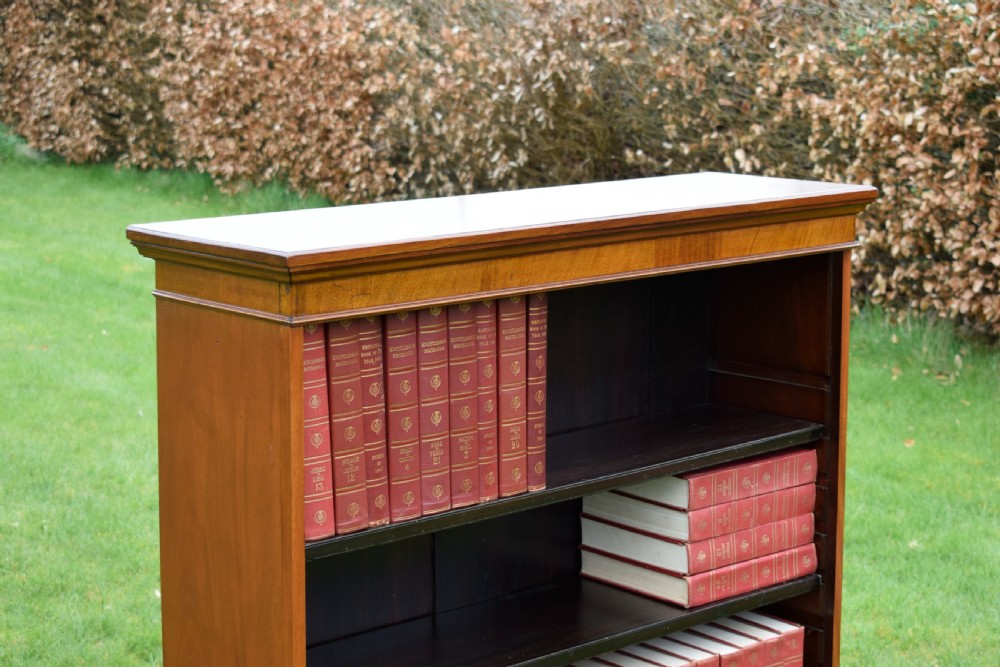 Mahogany Open Bookcase View V