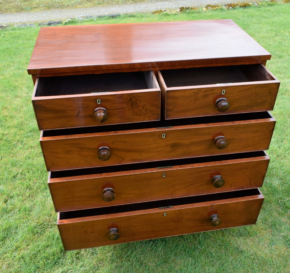 Victorian Mahogany Chest of Drawers View X
