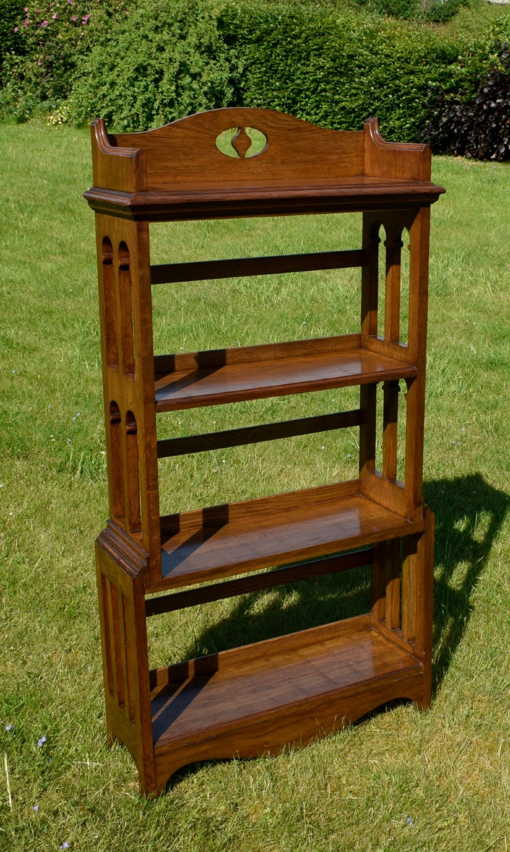 Arts & Crafts Oak Bookcase View II
