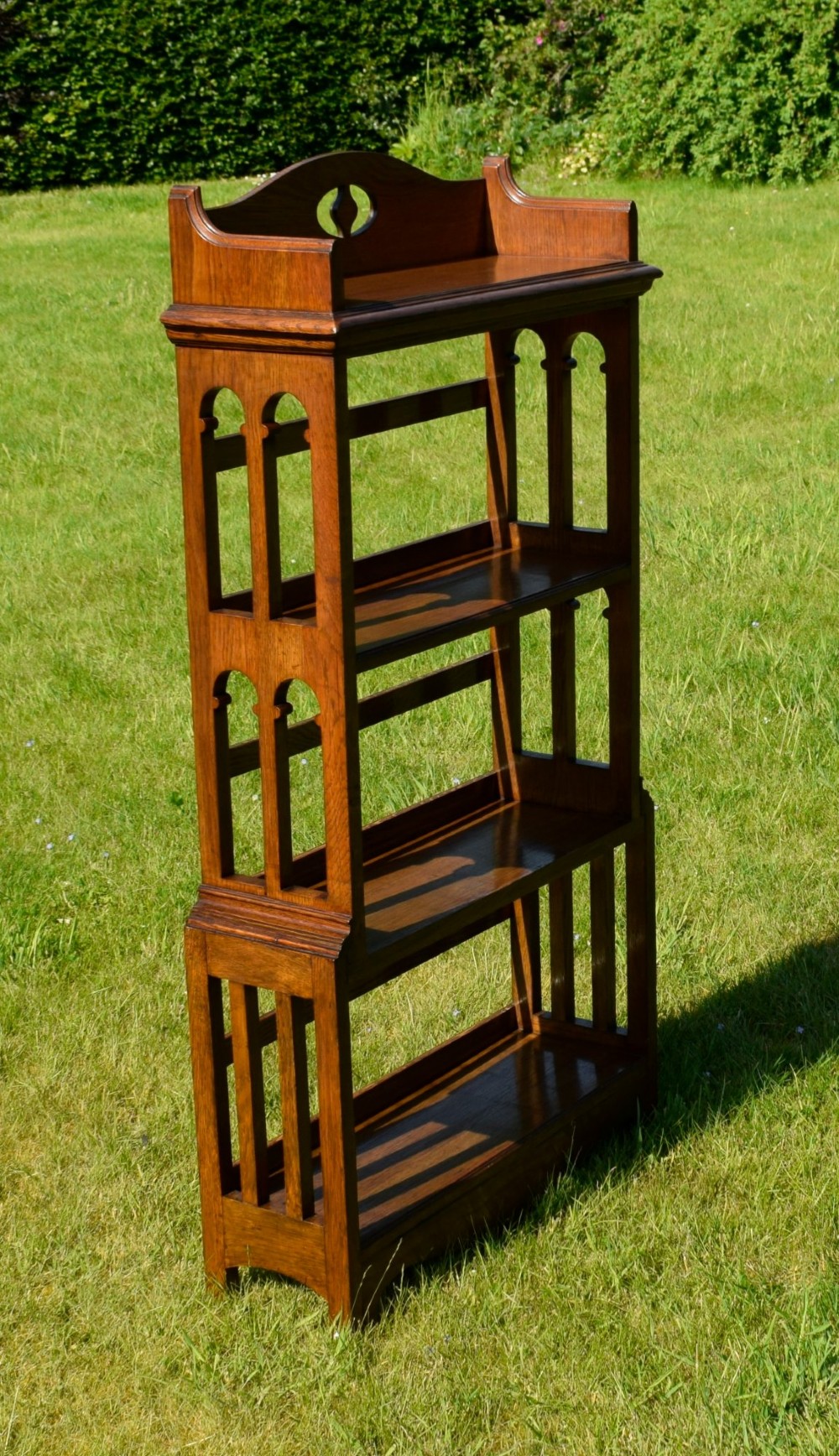 Arts & Crafts Oak Bookcase View III