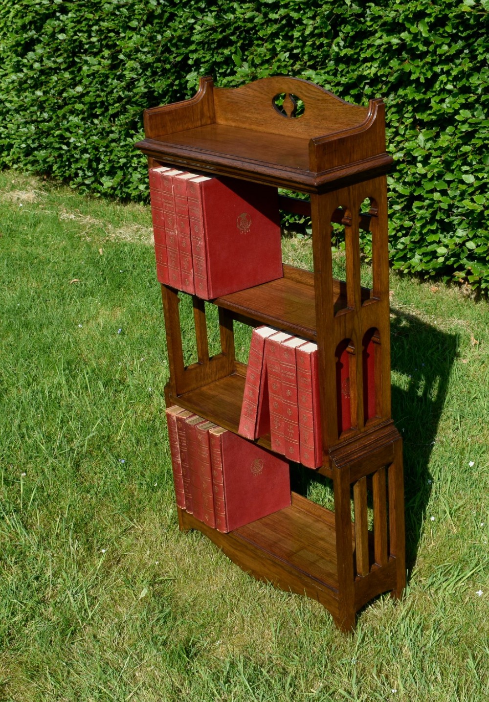 Arts & Crafts Oak Bookcase View VII