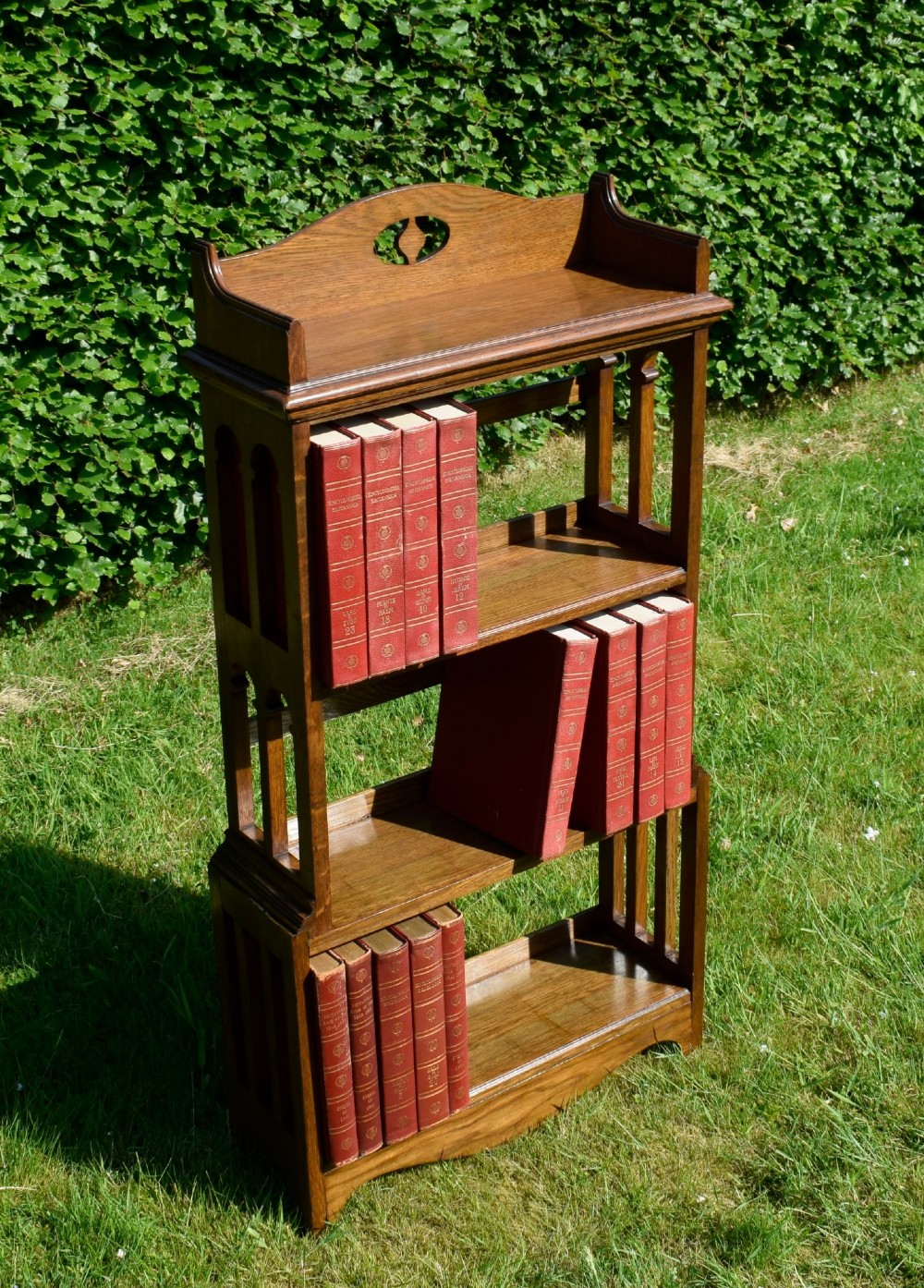 Arts & Crafts Oak Bookcase View XII