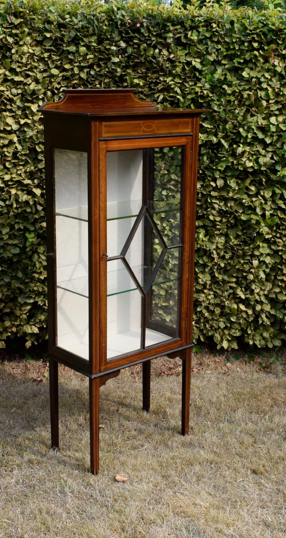 Edwardian Inlaid Display Cabinet