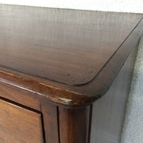 VICTORIAN MAHOGANY CHEST OF DRAWERS - ADDITIONAL PHOTO 4