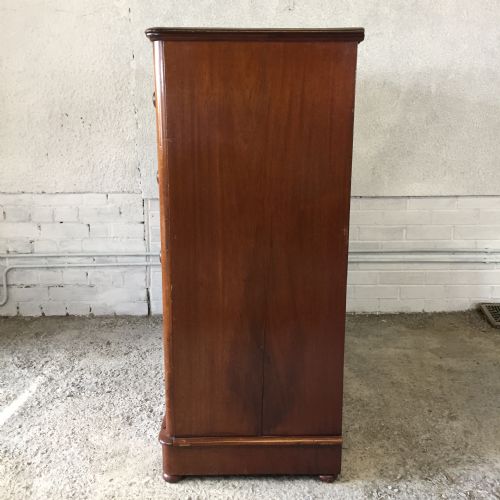 VICTORIAN MAHOGANY CHEST OF DRAWERS - ADDITIONAL PHOTO 5