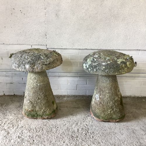 Pair of Cornish Granite Staddle Stones