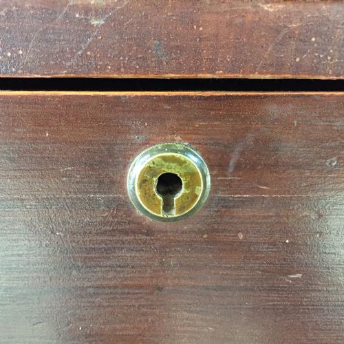 ORIGINAL PAINTED GEORGIAN PINE CHEST OF DRAWERS - ADDITIONAL PHOTO 5